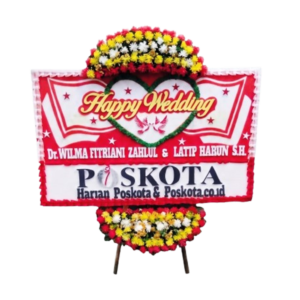 Papan Bunga Pernikahan