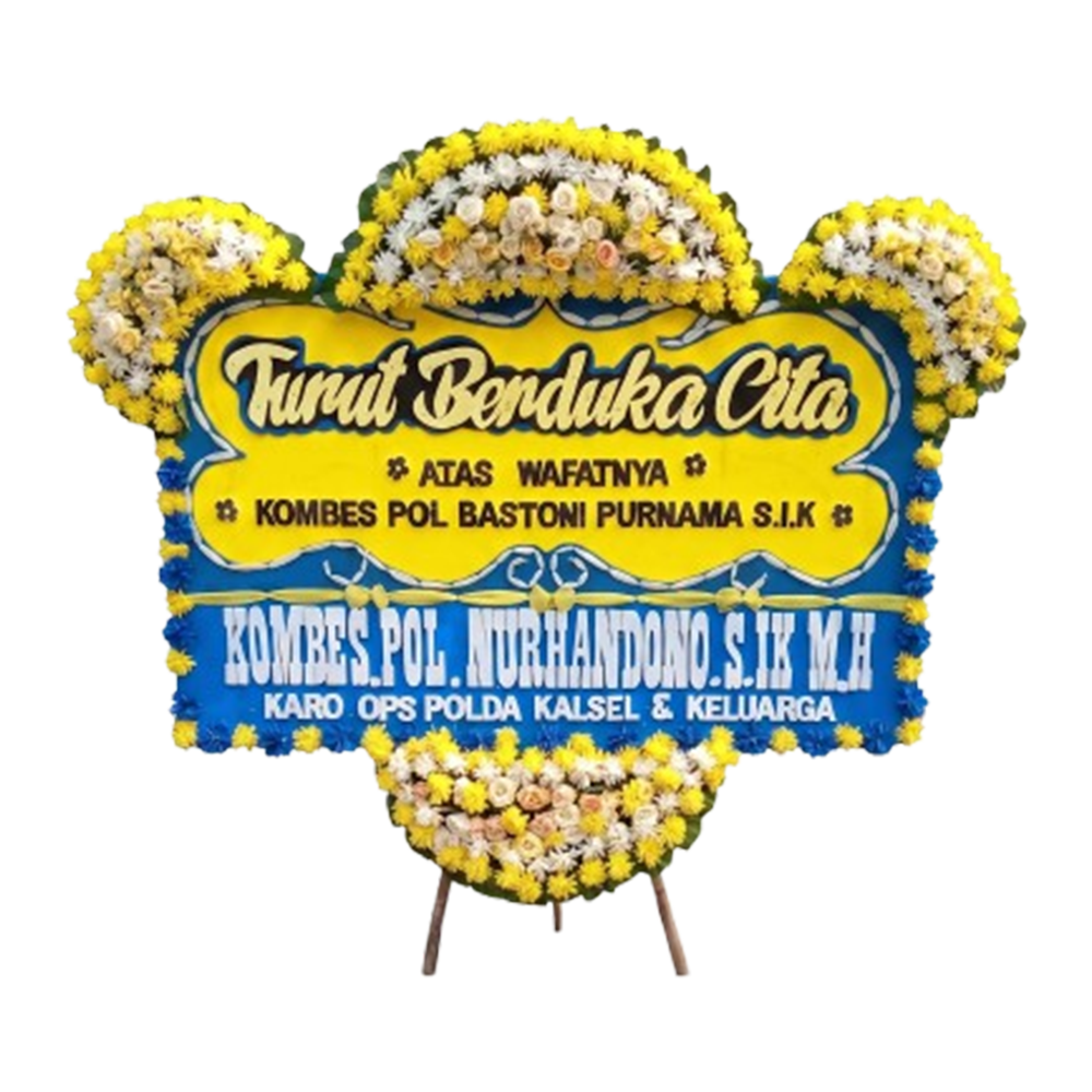 Papan Bunga Duka Cita 03